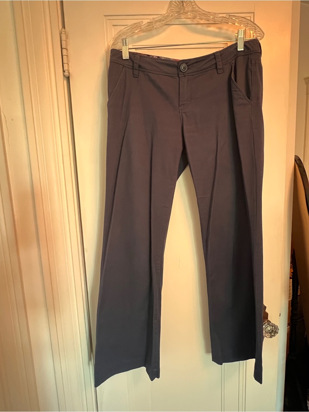 dELiA*s Navy Boot-Cut Pants
